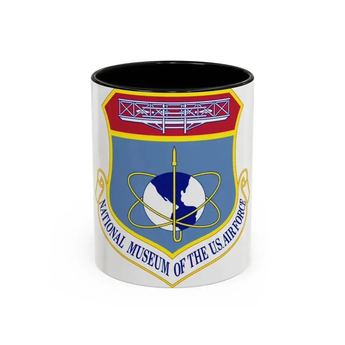 National Museum of the U.S. Air Force (U.S. Air Force) Accent Coffee Mug 11oz Black - Go Mug Yourself