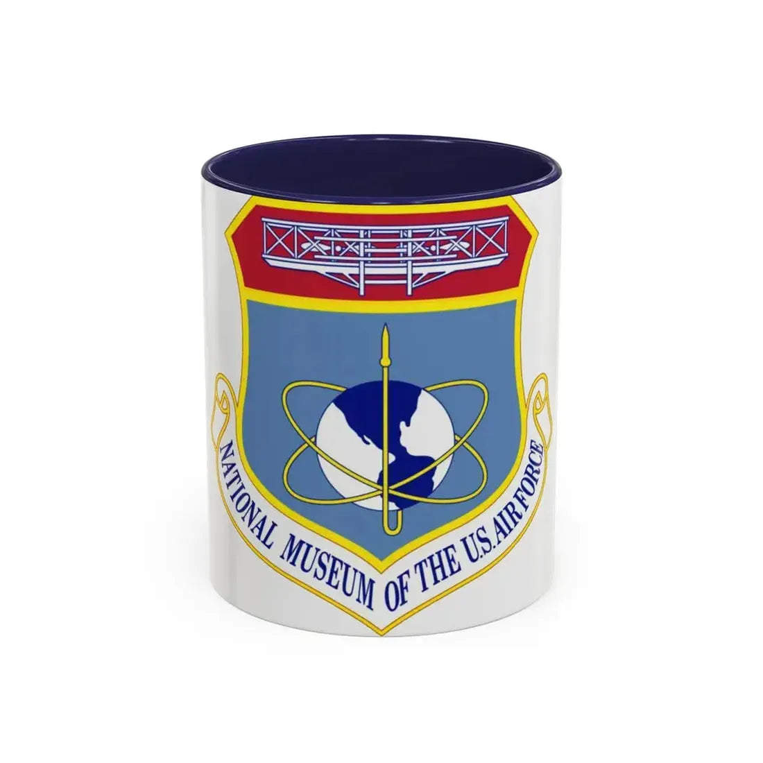 National Museum of the U.S. Air Force (U.S. Air Force) Accent Coffee Mug 11oz Navy - Go Mug Yourself