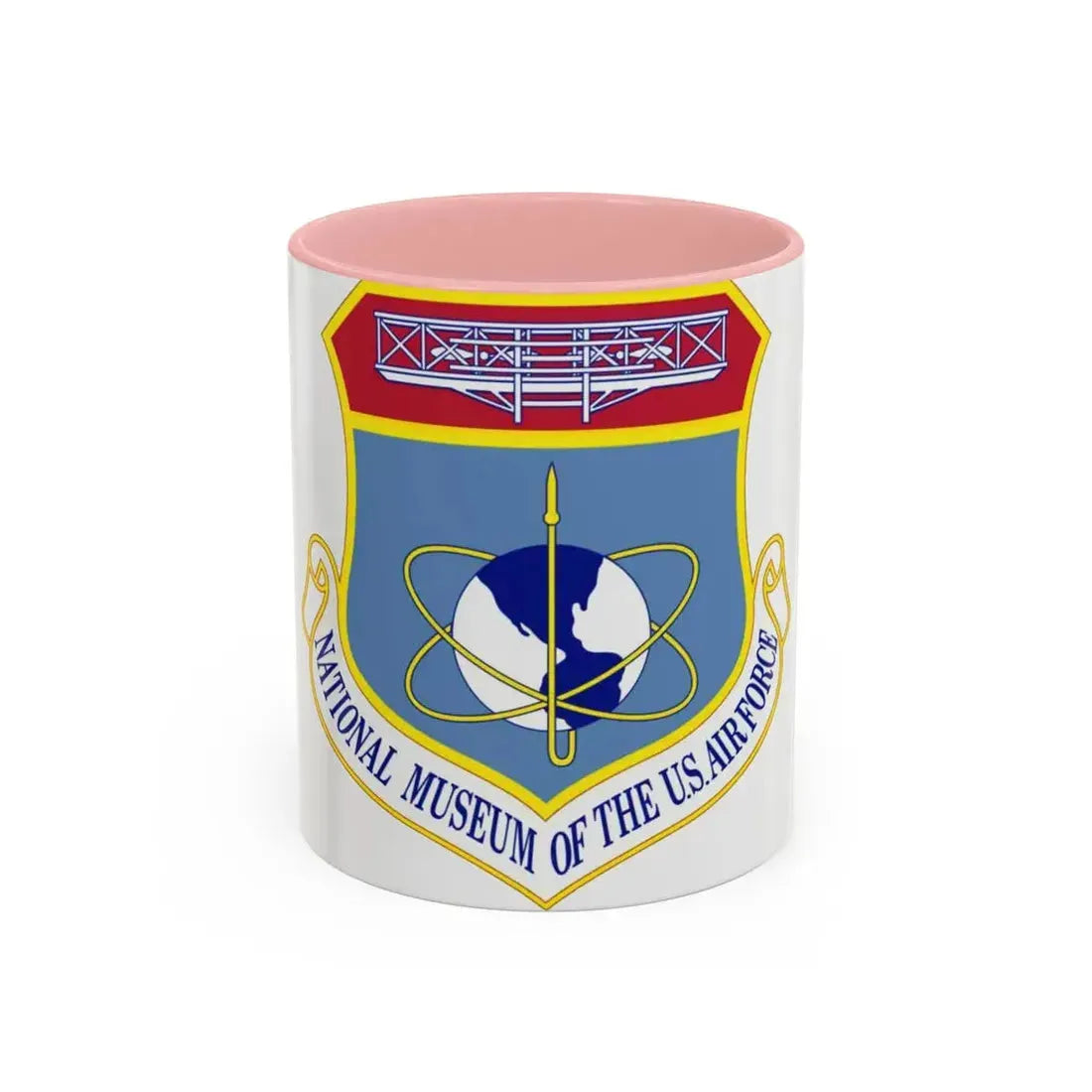 National Museum of the U.S. Air Force (U.S. Air Force) Accent Coffee Mug 11oz Pink - Go Mug Yourself
