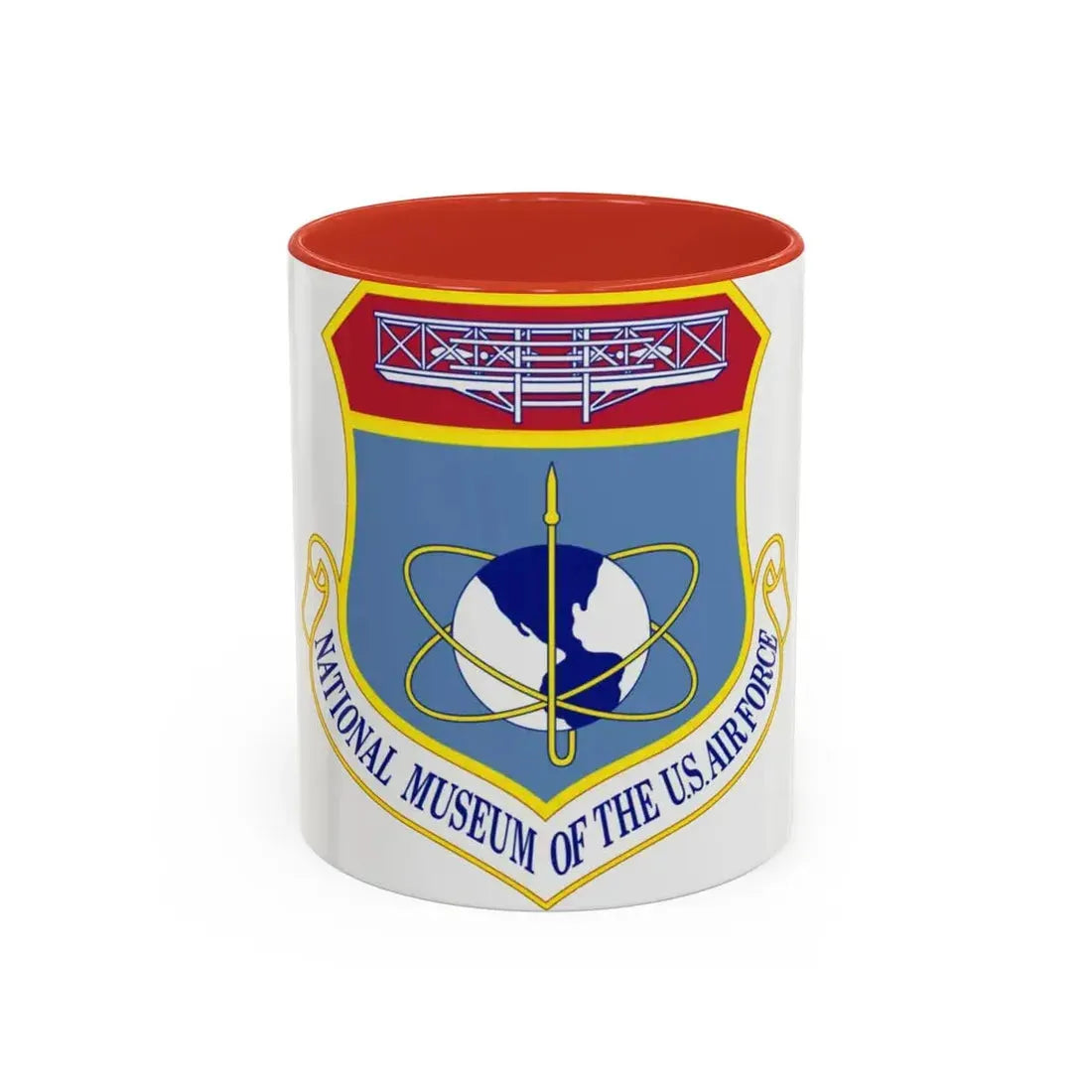 National Museum of the U.S. Air Force (U.S. Air Force) Accent Coffee Mug 11oz Red - Go Mug Yourself