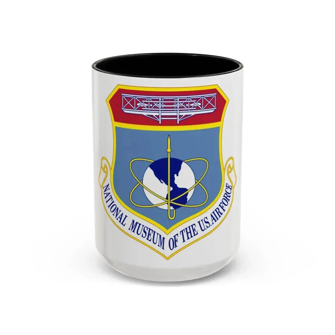National Museum of the U.S. Air Force (U.S. Air Force) Accent Coffee Mug 15oz Black - Go Mug Yourself