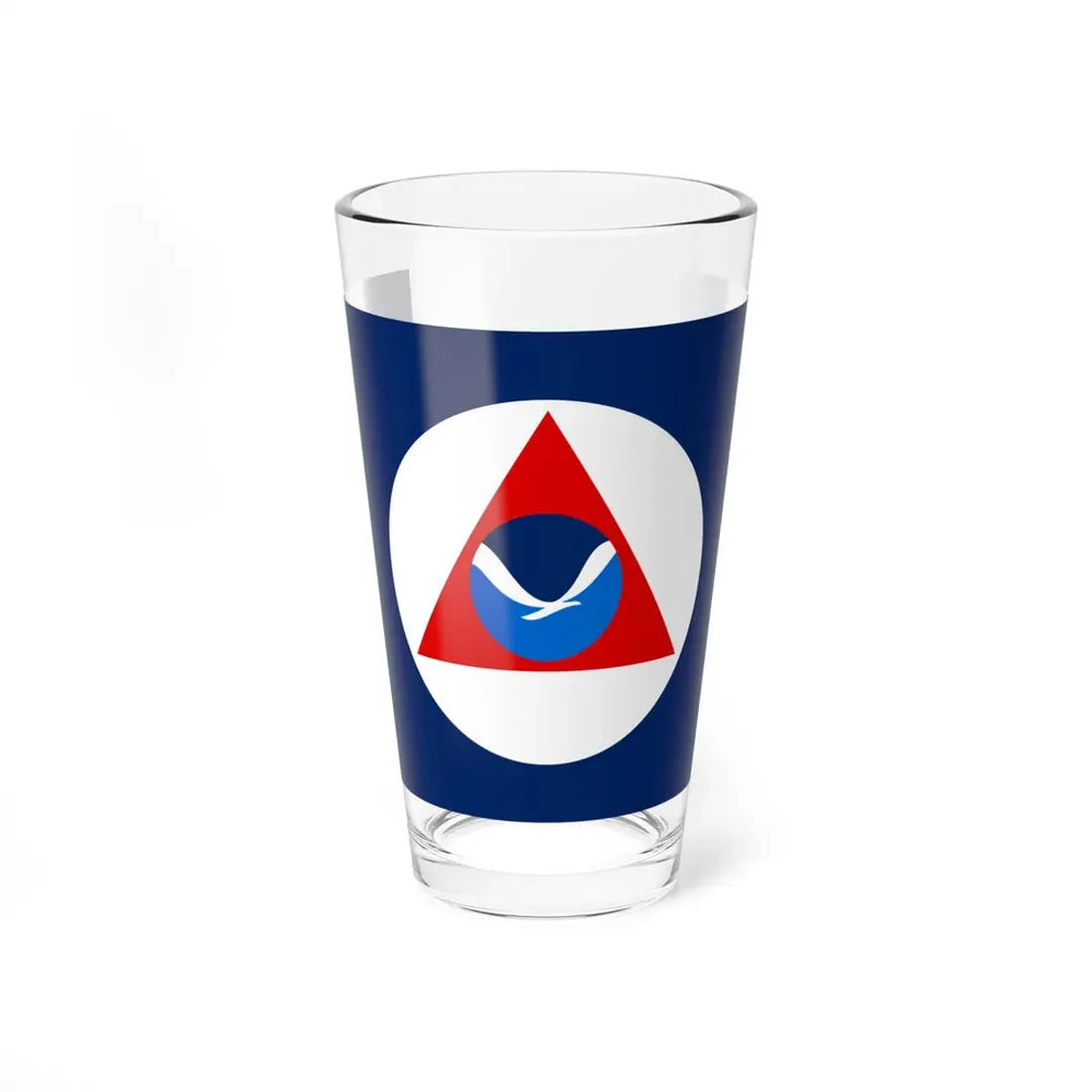 National Oceanic and Atmospheric Administration Flag - Pint Glass 16oz 16oz - Go Mug Yourself