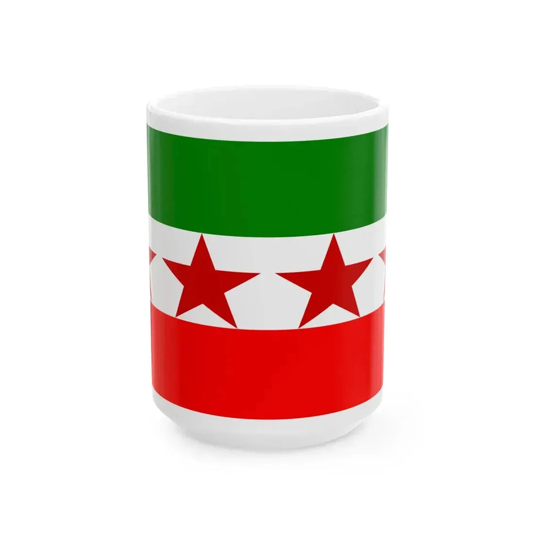 National Peoples Party Flag (Pakistan) White Coffee Mug 15oz - Go Mug Yourself