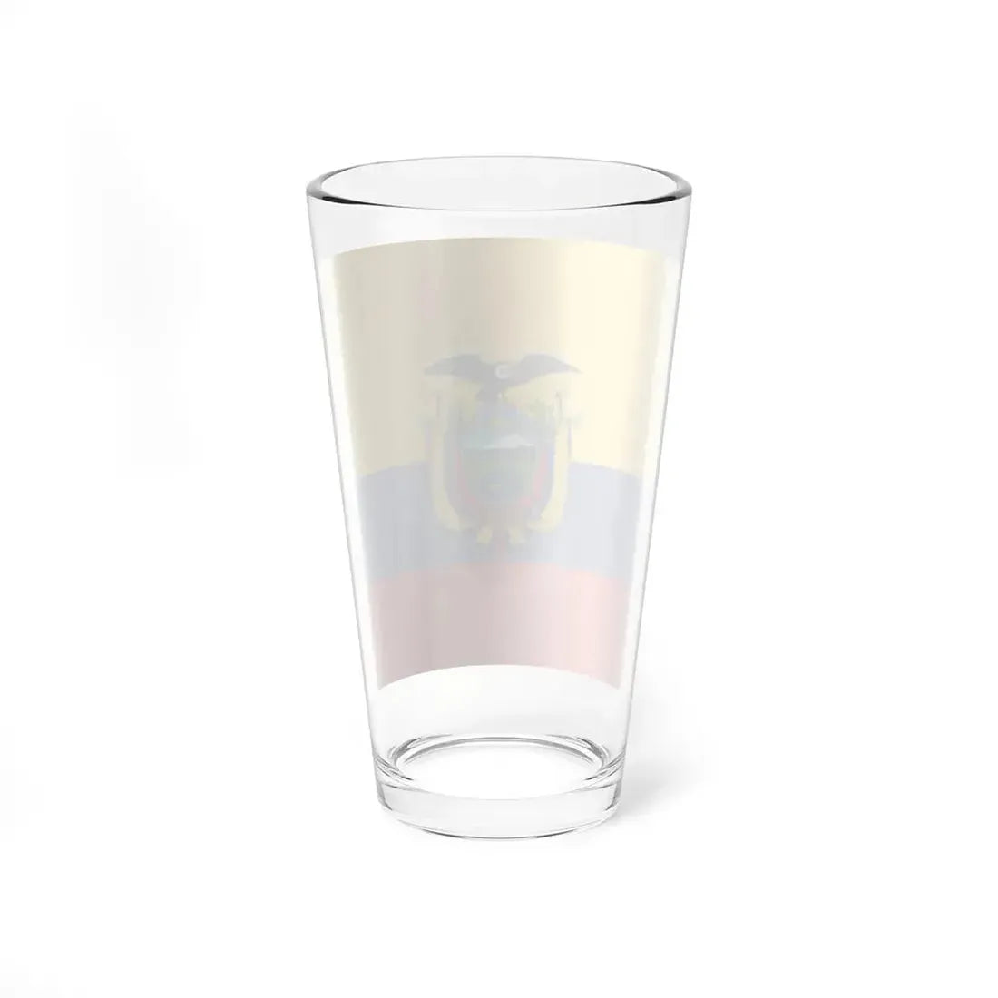 National Standard of Ecuador (Ecuador) Pint Glass 16oz - Go Mug Yourself