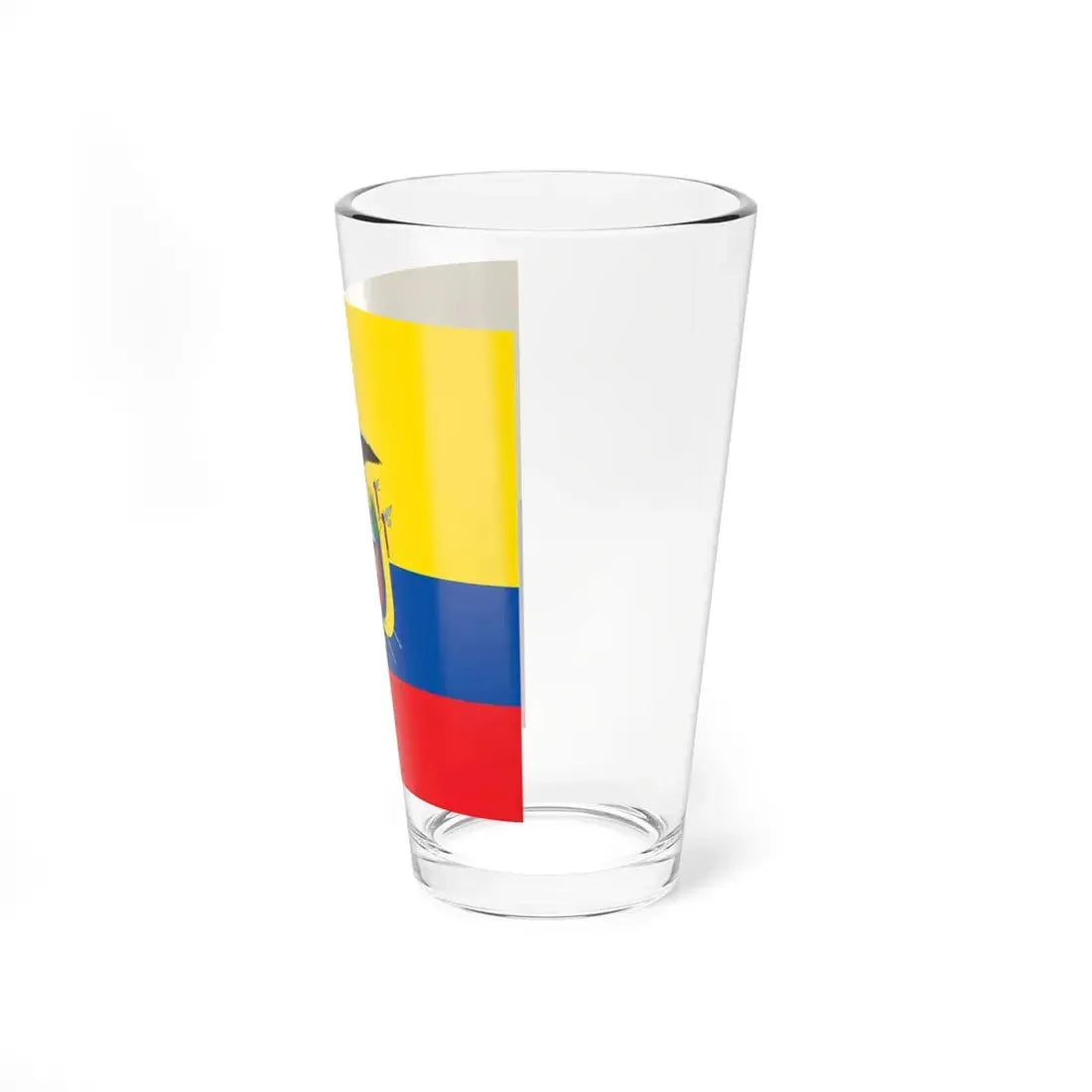 National Standard of Ecuador (Ecuador) Pint Glass 16oz - Go Mug Yourself