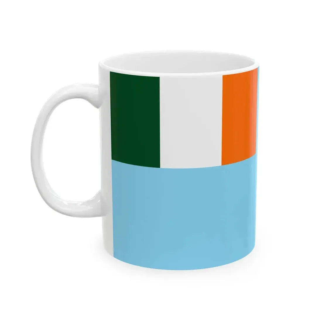 National Yacht Club Ensign Ireland (Ireland) White Coffee Mug - Go Mug Yourself
