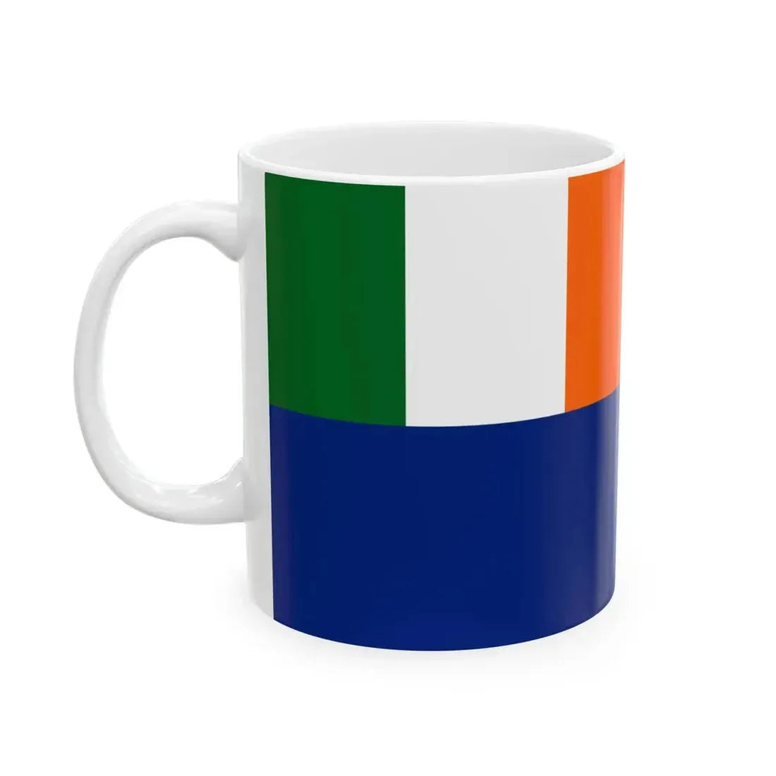 National Yacht Club Ireland ensign alternate (Ireland) White Coffee Mug - Go Mug Yourself