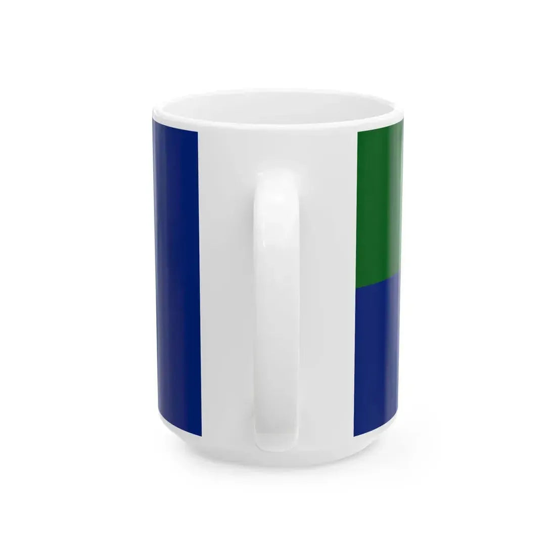 National Yacht Club Ireland ensign alternate (Ireland) White Coffee Mug - Go Mug Yourself