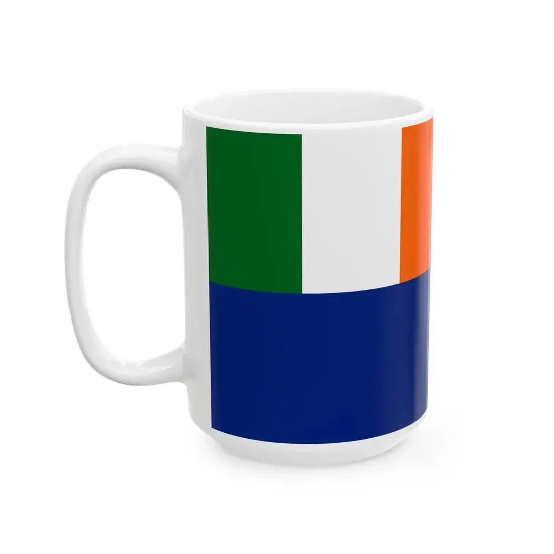 National Yacht Club Ireland ensign alternate (Ireland) White Coffee Mug - Go Mug Yourself