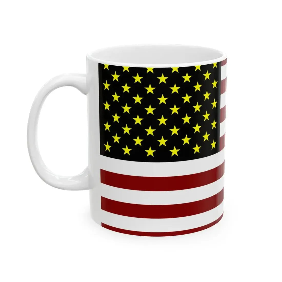 Native America Flag (United States) White Coffee Mug - Go Mug Yourself