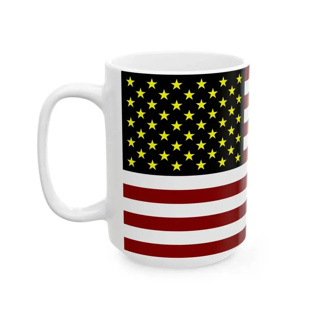 Native America Flag (United States) White Coffee Mug - Go Mug Yourself