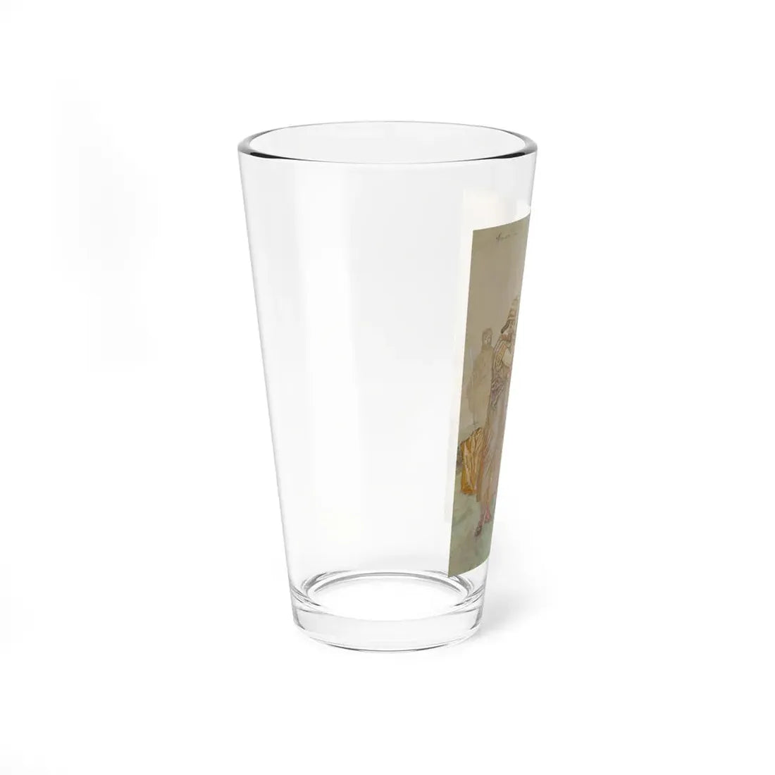 Nativity Scene study (Magazine Illustration) Pint Glass 16oz - Go Mug Yourself