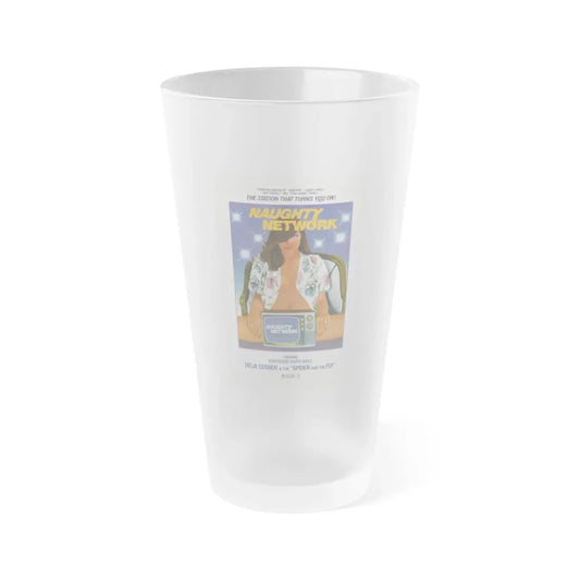 NAUGHTY NETWORK 1981 Movie Poster - Frosted Pint Glass 16oz 16oz Frosted - Go Mug Yourself