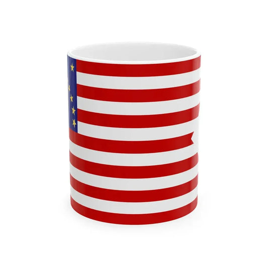 Nauvoo Legion Cavalry Guidon Probable (United States) White Coffee Mug 11oz - Go Mug Yourself