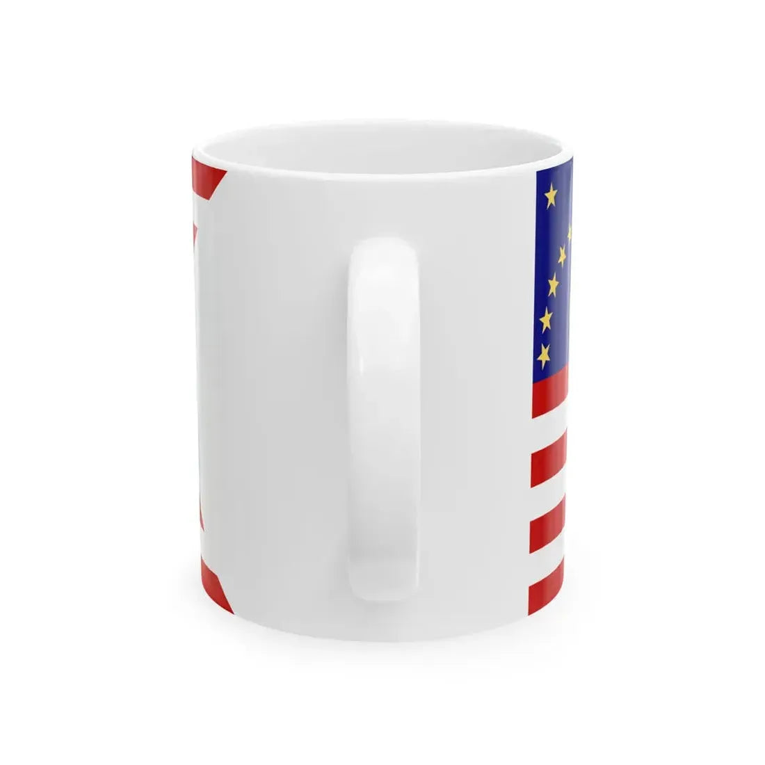 Nauvoo Legion Cavalry Guidon Probable (United States) White Coffee Mug - Go Mug Yourself