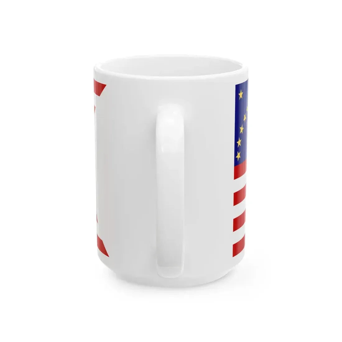 Nauvoo Legion Cavalry Guidon Probable (United States) White Coffee Mug - Go Mug Yourself