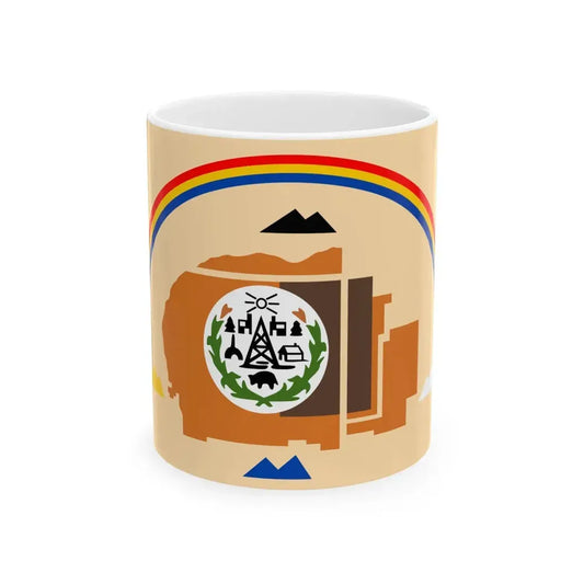 Navajo flag (United States) White Coffee Mug 11oz - Go Mug Yourself