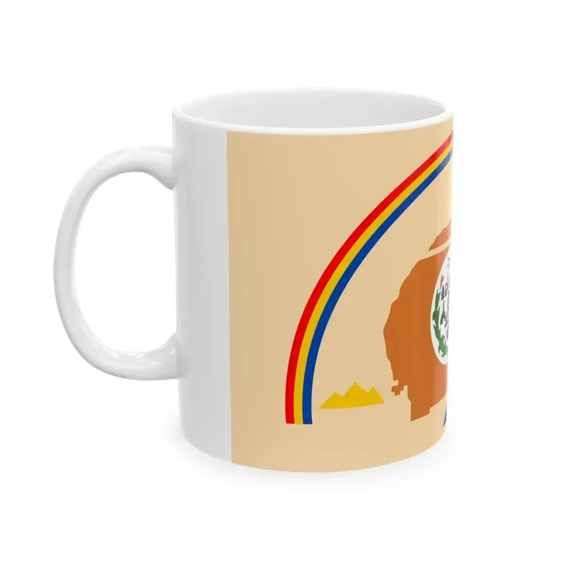 Navajo flag (United States) White Coffee Mug - Go Mug Yourself