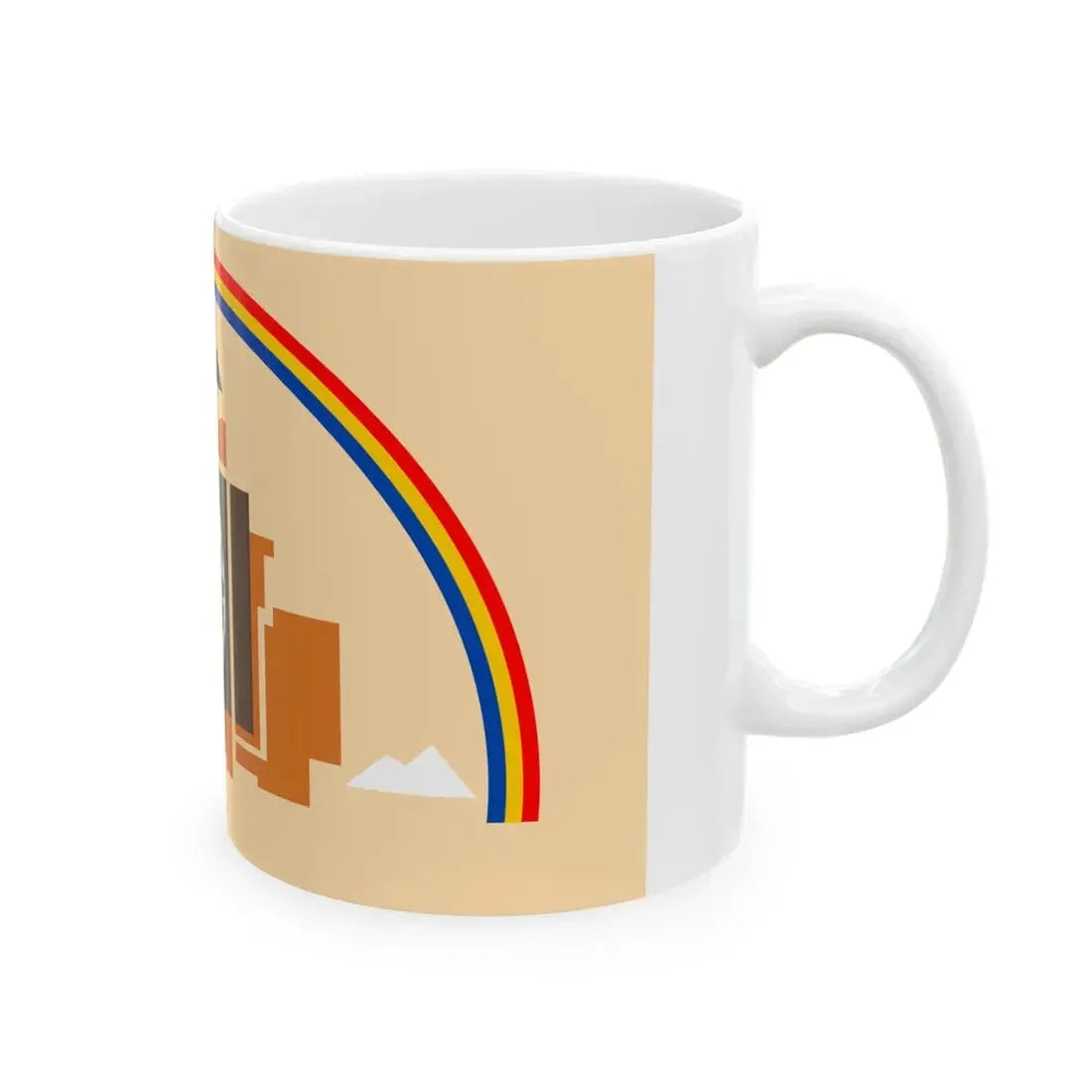 Navajo flag (United States) White Coffee Mug - Go Mug Yourself