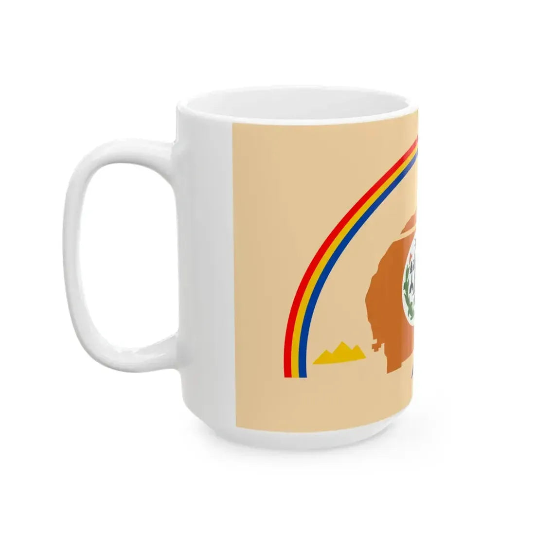 Navajo flag (United States) White Coffee Mug - Go Mug Yourself