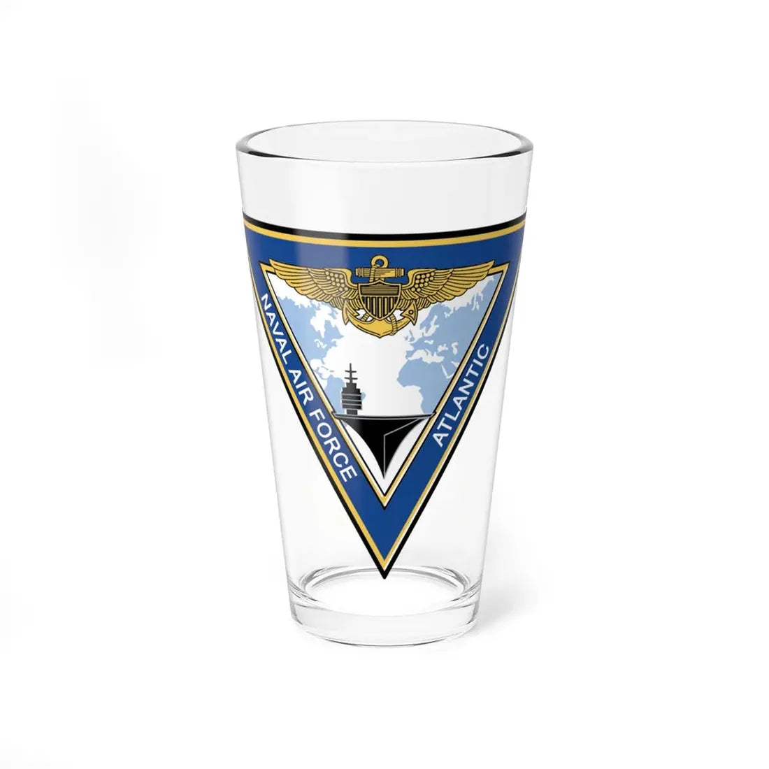 Naval Air Force Atlantic (U.S. Navy) Pint Glass 16oz 16oz - Go Mug Yourself