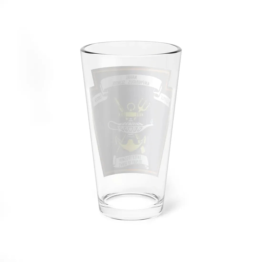 Naval Amphibious School Little Creek (U.S. Navy) Pint Glass 16oz - Go Mug Yourself