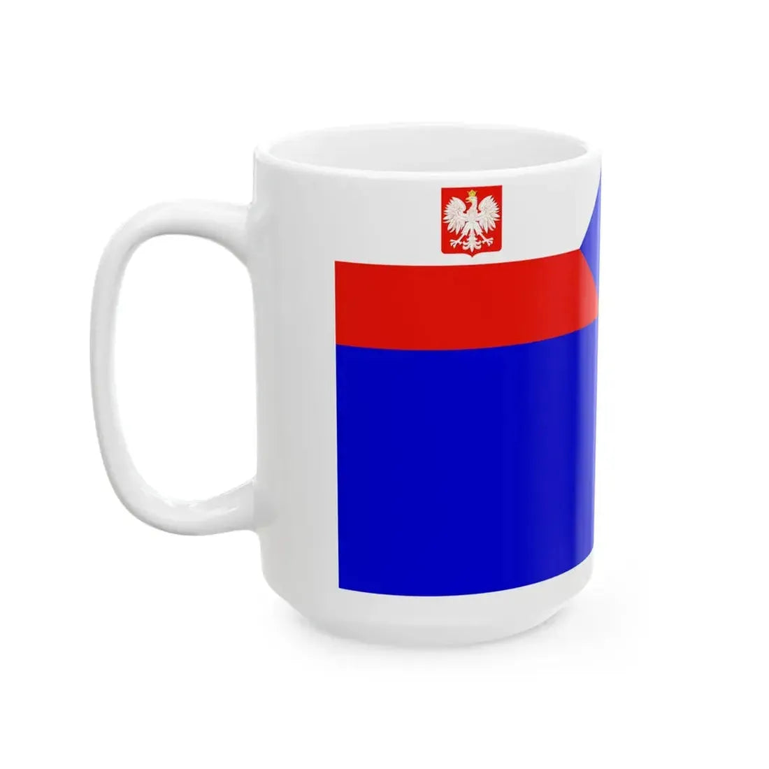 Naval Auxiliary Ensign of Poland (Poland) White Coffee Mug - Go Mug Yourself