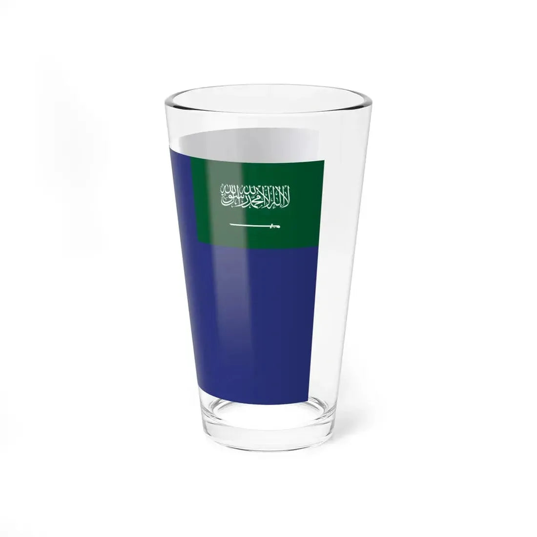 Naval base flag of the Royal Saudi Navy (Saudi Arabia) Pint Glass 16oz - Go Mug Yourself