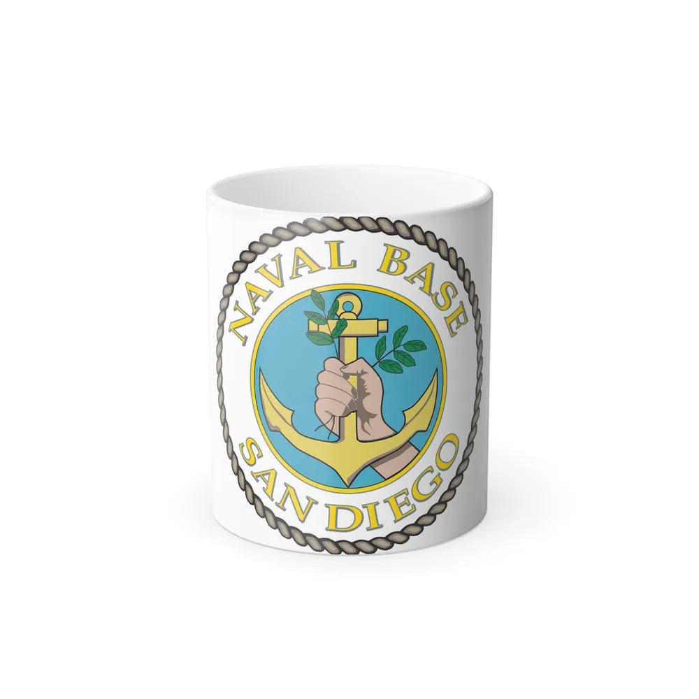 Naval Base San Diego (U.S. Navy) Color Changing Mug 11oz-11oz-Go Mug Yourself