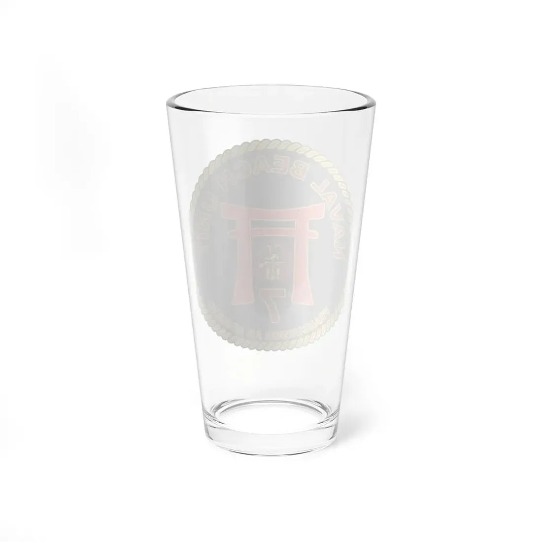 Naval Beach Unit 7 Circle (U.S. Navy) Pint Glass 16oz - Go Mug Yourself