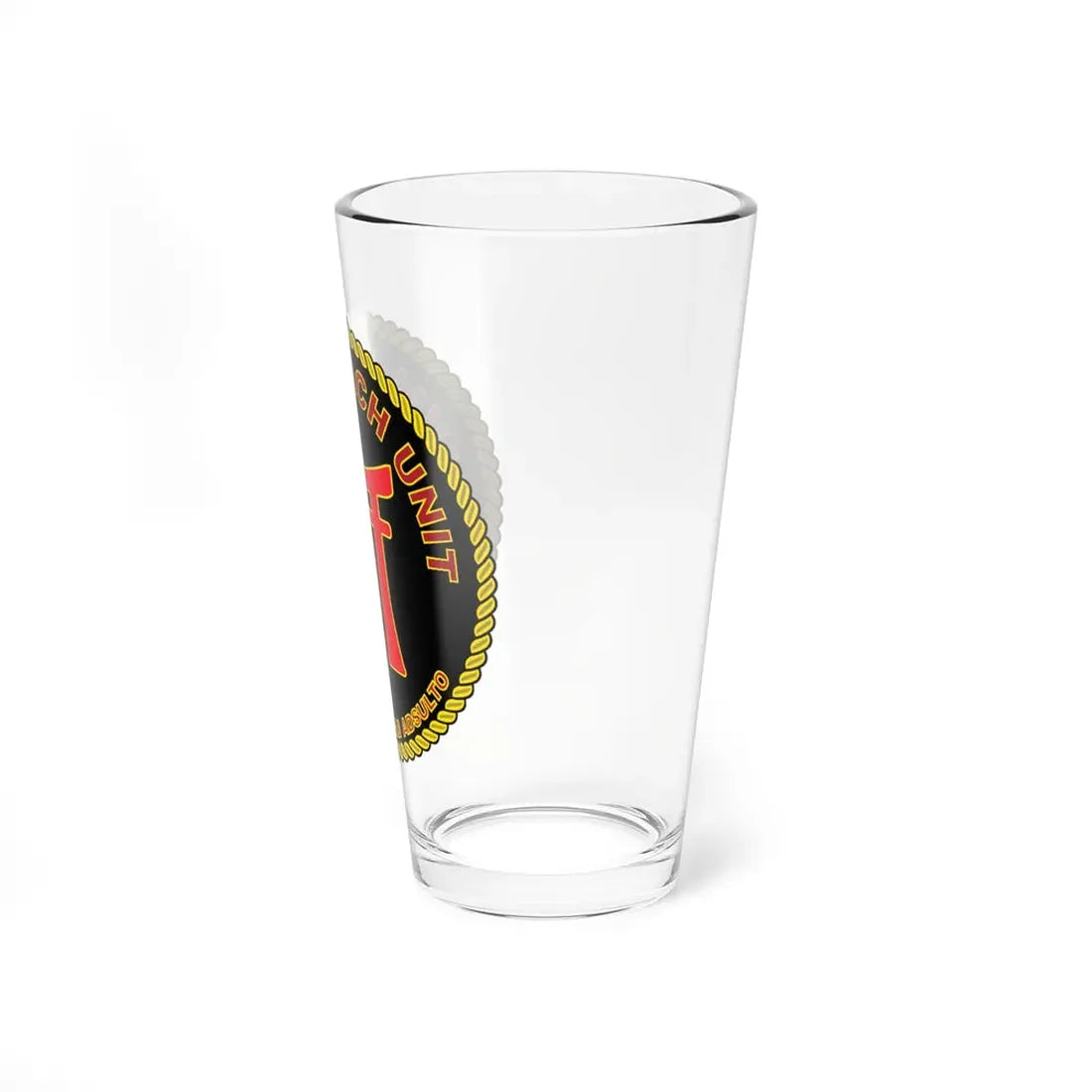 Naval Beach Unit 7 Circle (U.S. Navy) Pint Glass 16oz - Go Mug Yourself