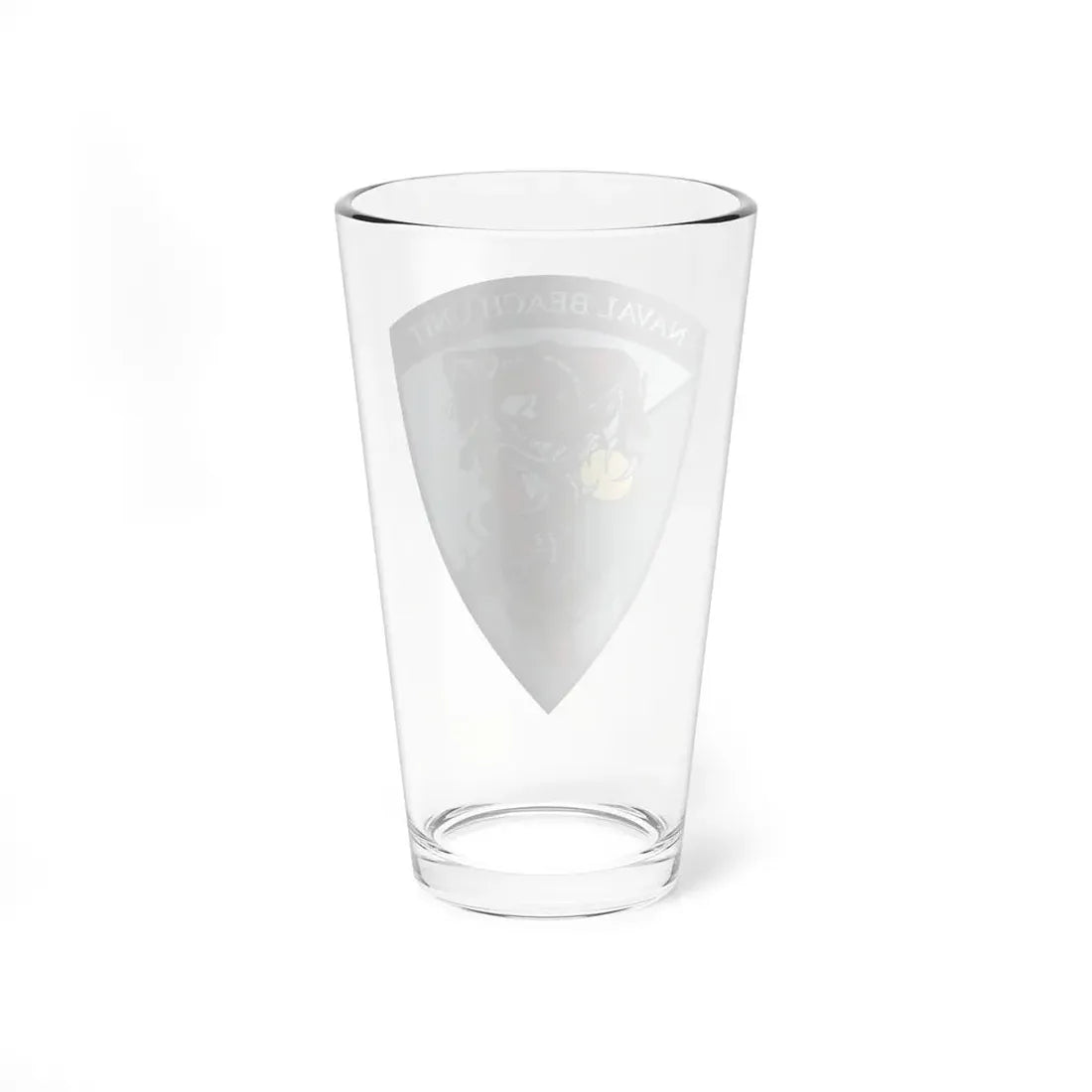 Naval Beach Unit 7 v2 Shield (U.S. Navy) Pint Glass 16oz - Go Mug Yourself