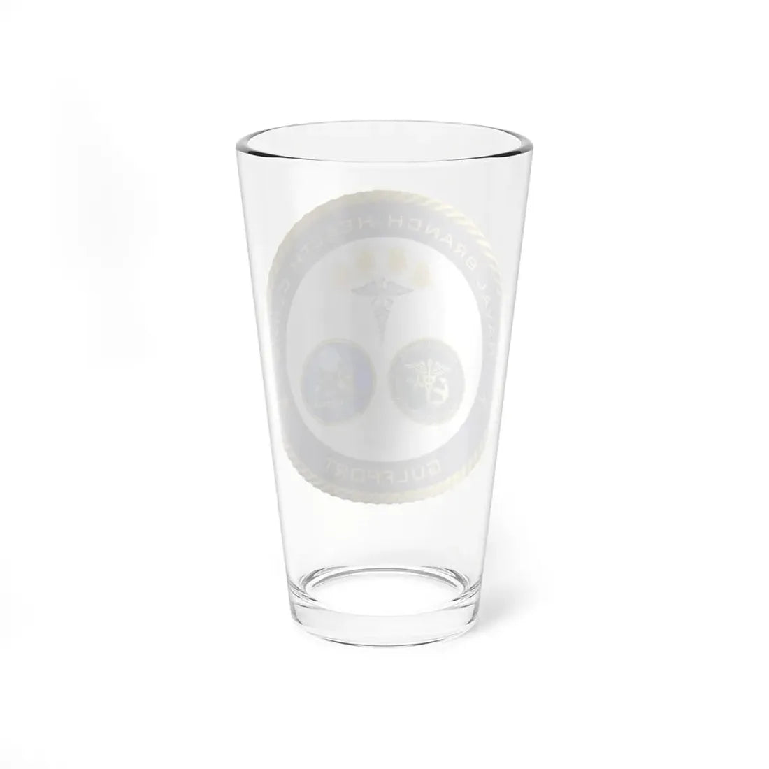 Naval Branch Health Clinic Gulfport (U.S. Navy) Pint Glass 16oz - Go Mug Yourself