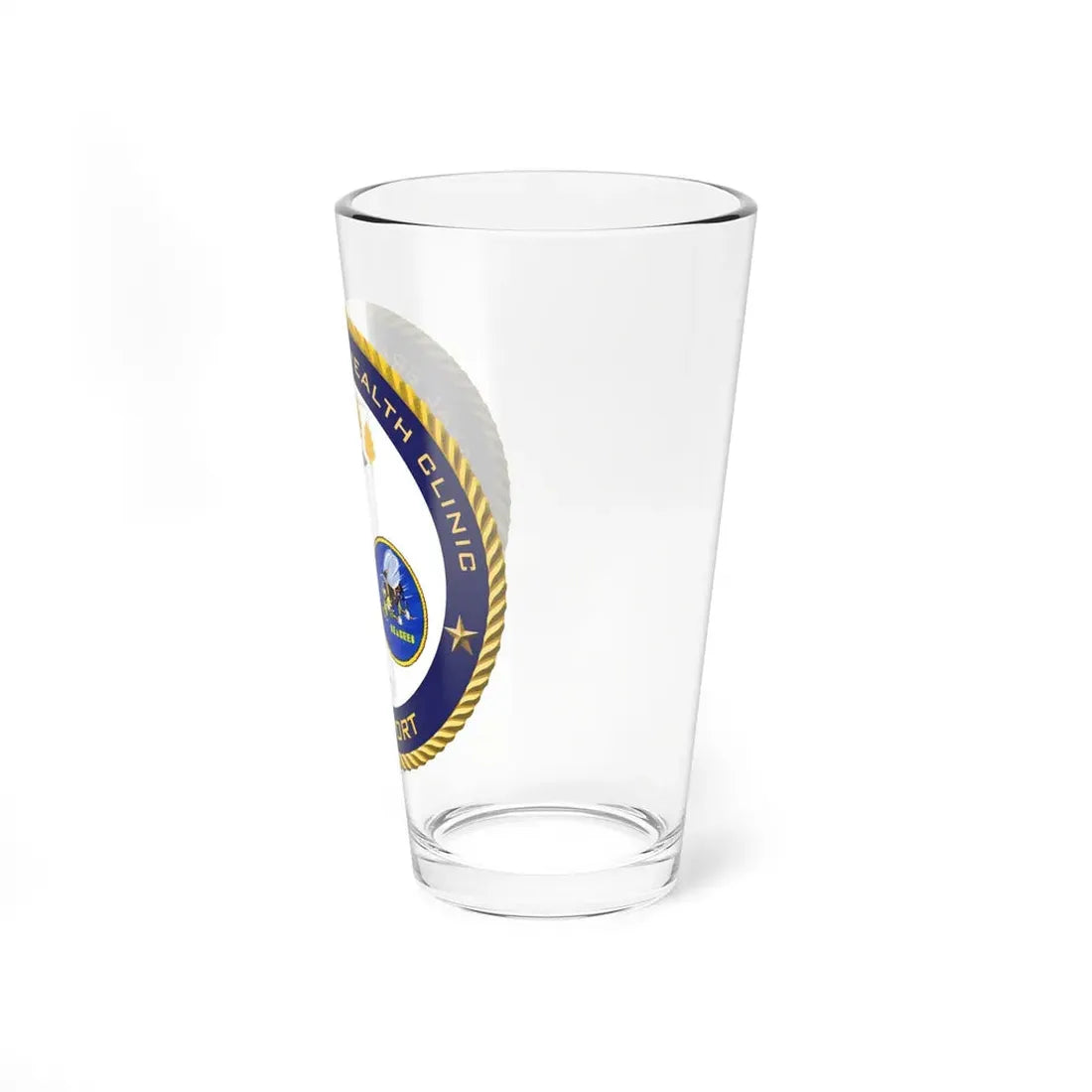 Naval Branch Health Clinic Gulfport (U.S. Navy) Pint Glass 16oz - Go Mug Yourself