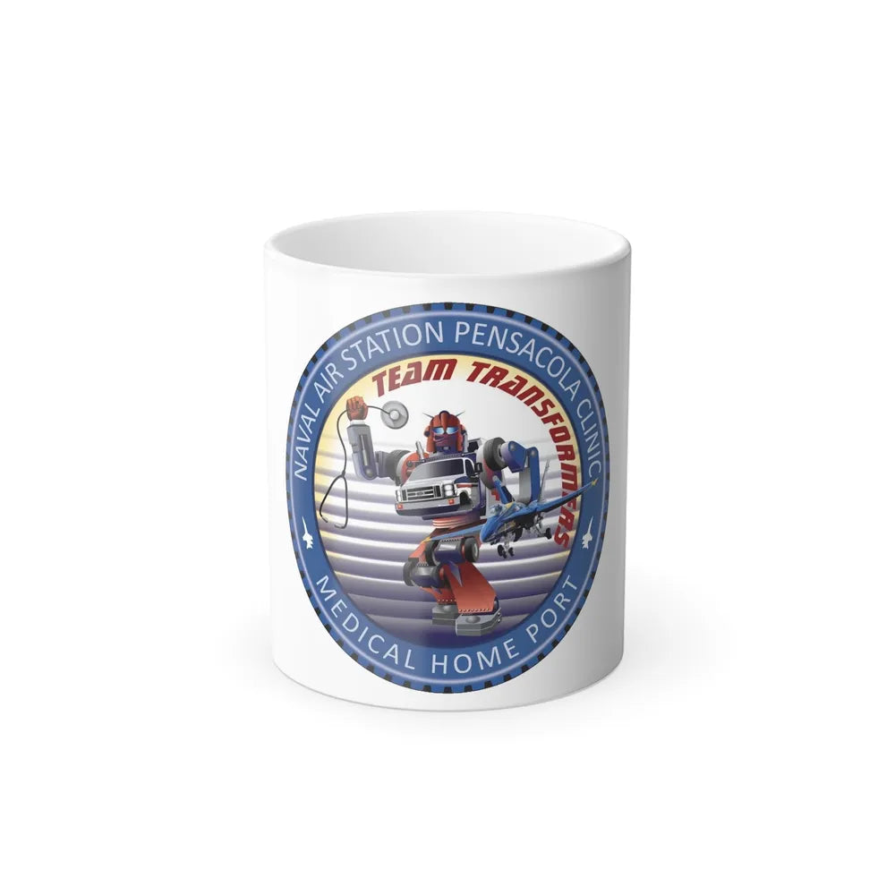 Naval Branch Health Clinic Naval Air Station Pensacola (U.S. Navy) Color Changing Mug 11oz-11oz-Go Mug Yourself