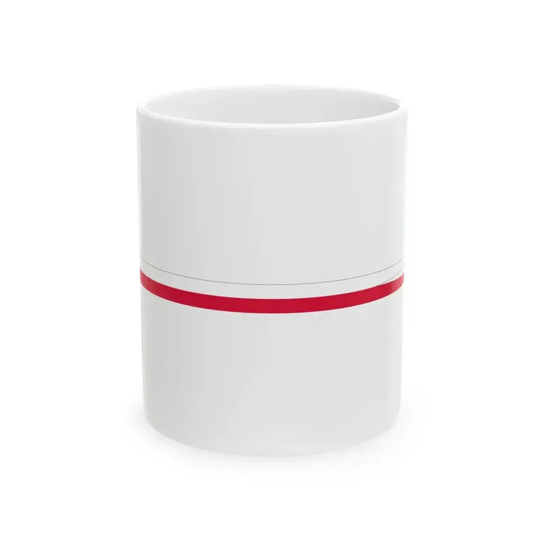 Naval Commissioning Pennant of Poland (Poland) White Coffee Mug 11oz - Go Mug Yourself
