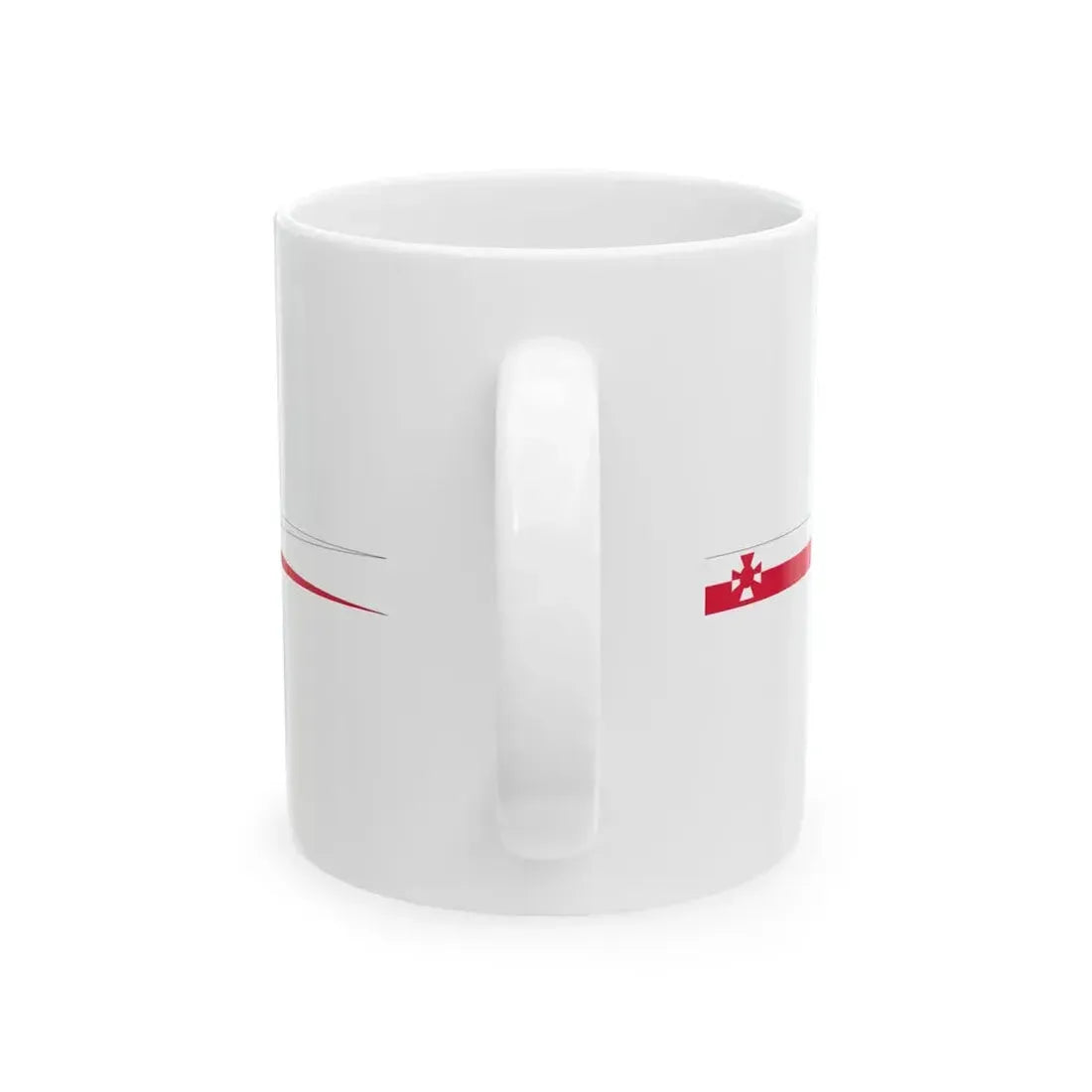 Naval Commissioning Pennant of Poland (Poland) White Coffee Mug - Go Mug Yourself