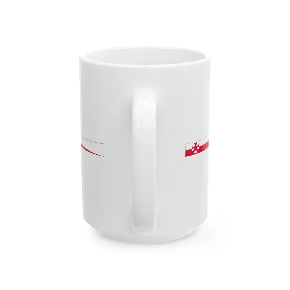 Naval Commissioning Pennant of Poland (Poland) White Coffee Mug - Go Mug Yourself