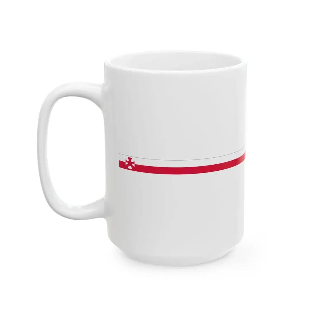 Naval Commissioning Pennant of Poland (Poland) White Coffee Mug - Go Mug Yourself