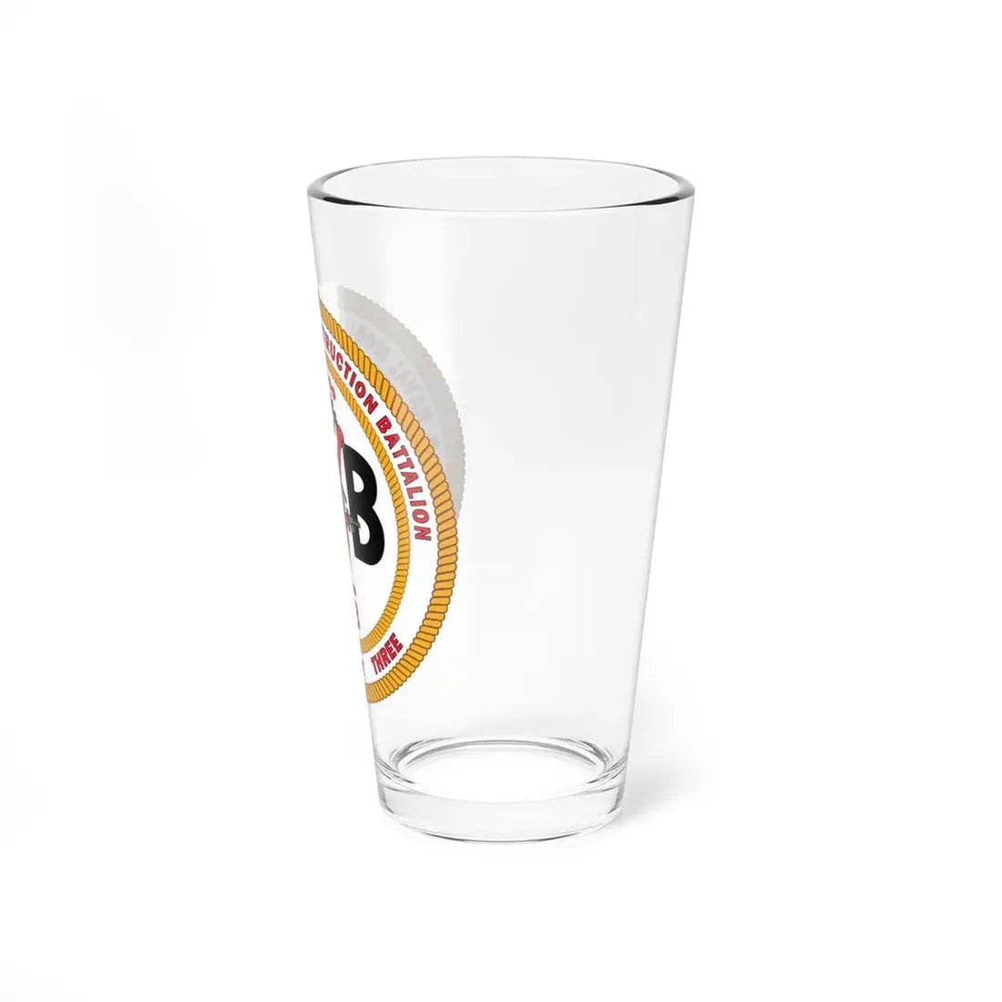 Naval Construction Battalion 133 Seabee (U.S. Navy) Pint Glass 16oz - Go Mug Yourself