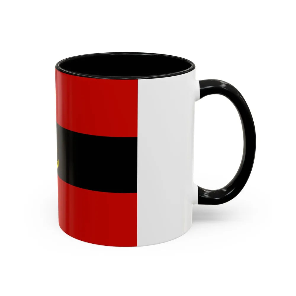 Naval Ensign of Albania 1946 to 1954 - Accent Coffee Mug - Go Mug Yourself