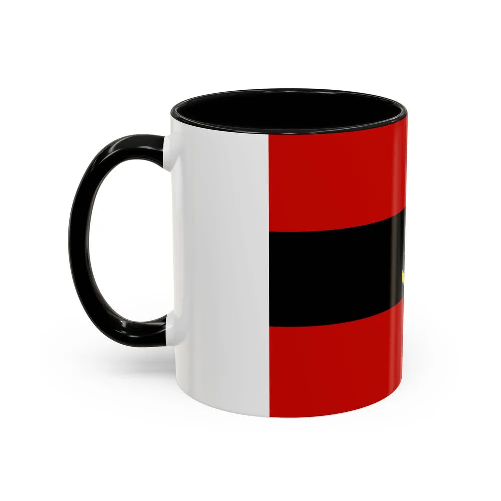Naval Ensign of Albania 1946 to 1954 - Accent Coffee Mug - Go Mug Yourself