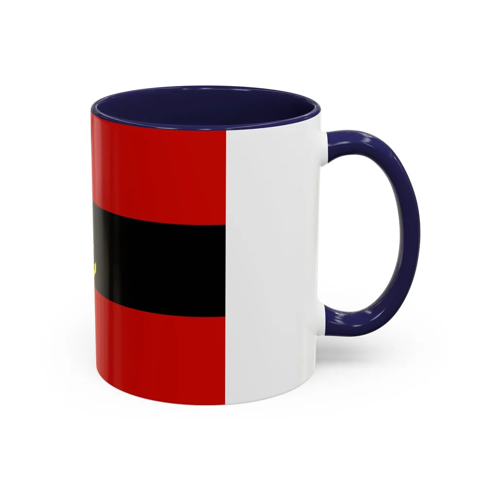 Naval Ensign of Albania 1946 to 1954 - Accent Coffee Mug - Go Mug Yourself