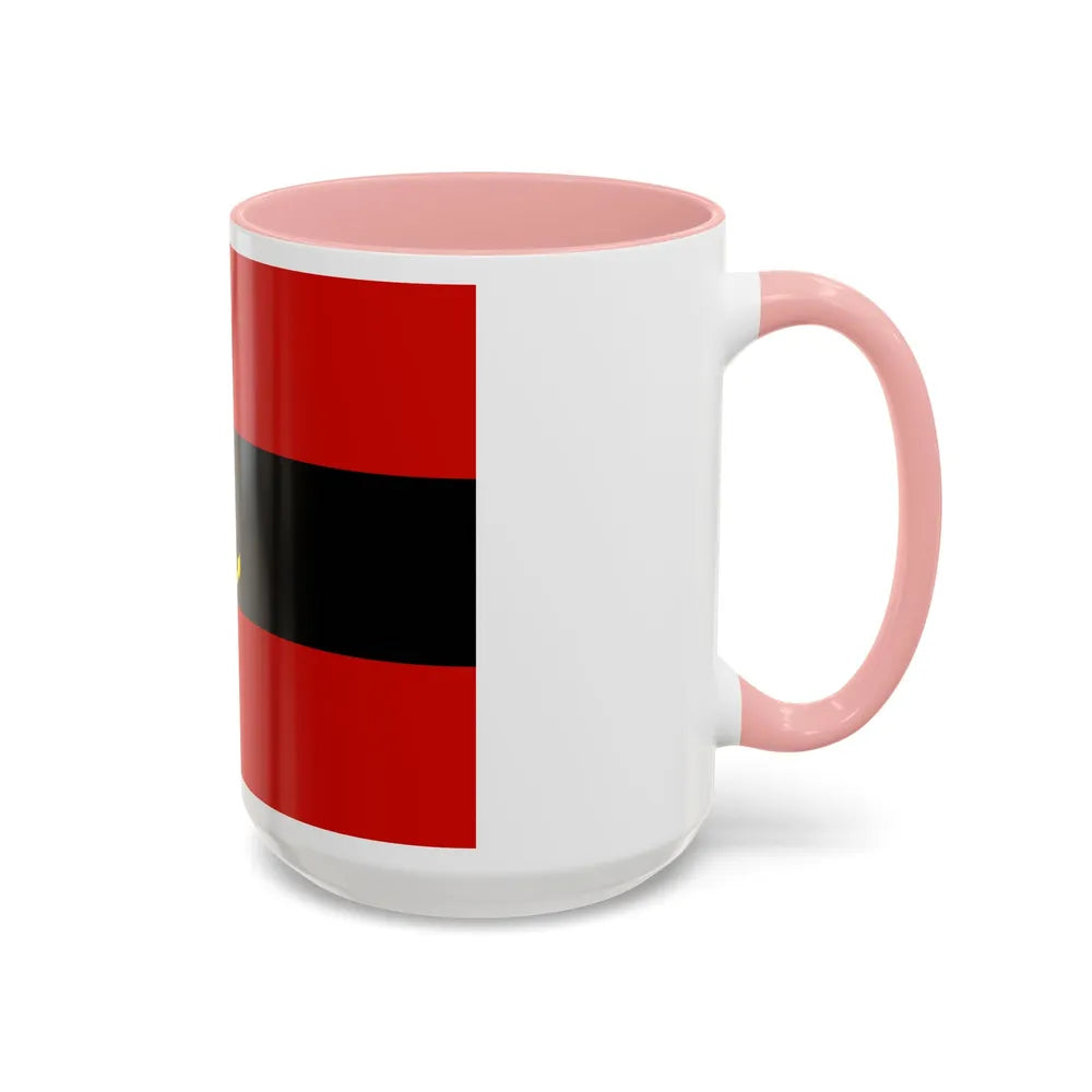 Naval Ensign of Albania 1946 to 1954 - Accent Coffee Mug - Go Mug Yourself