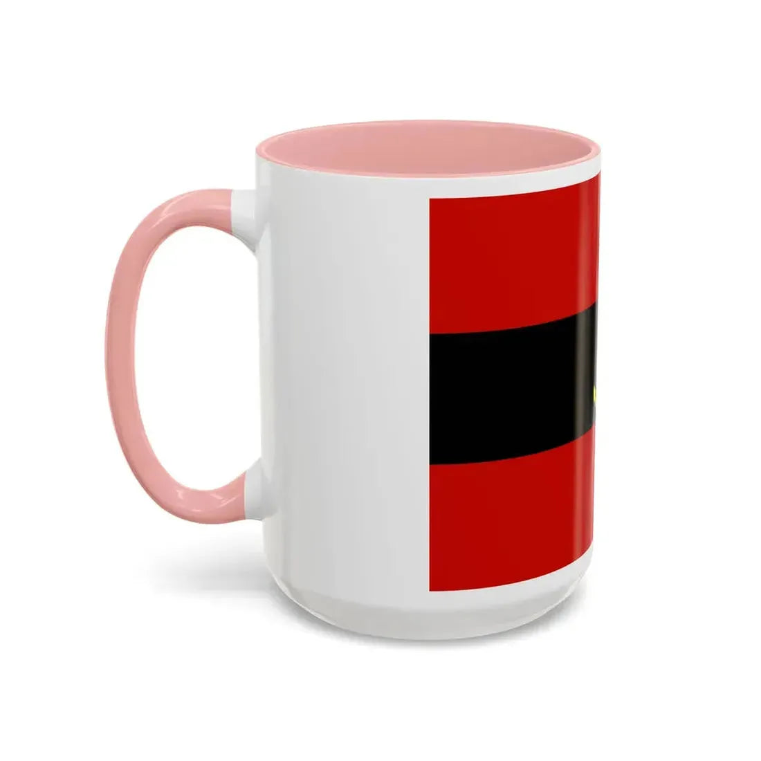 Naval Ensign of Albania 1946 to 1954 - Accent Coffee Mug - Go Mug Yourself
