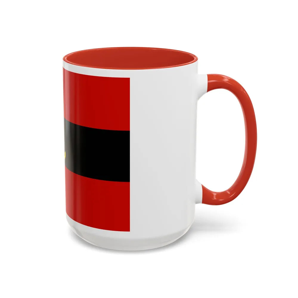 Naval Ensign of Albania 1946 to 1954 - Accent Coffee Mug - Go Mug Yourself