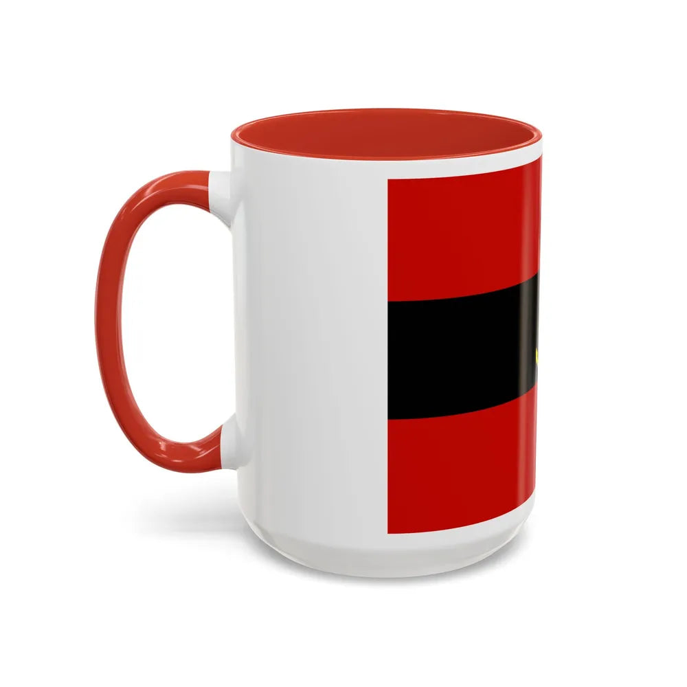 Naval Ensign of Albania 1946 to 1954 - Accent Coffee Mug - Go Mug Yourself