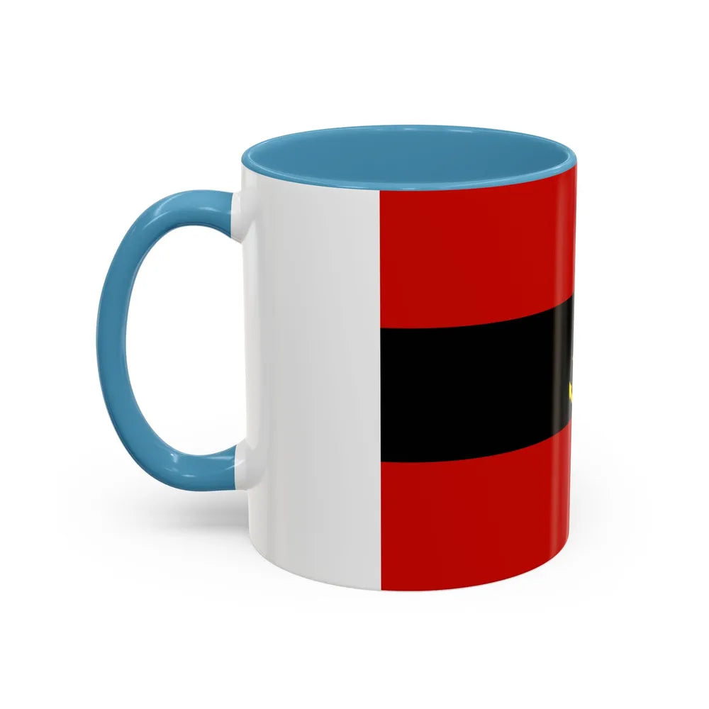 Naval Ensign of Albania 1946 to 1954 - Accent Coffee Mug - Go Mug Yourself