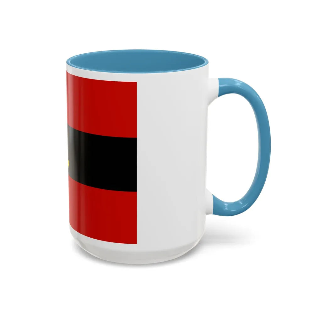 Naval Ensign of Albania 1946 to 1954 - Accent Coffee Mug - Go Mug Yourself