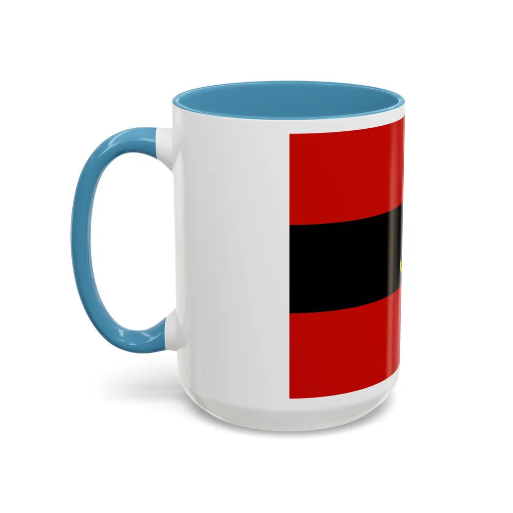 Naval Ensign of Albania 1946 to 1954 - Accent Coffee Mug - Go Mug Yourself